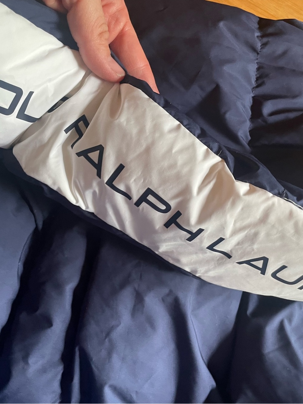 NWT Polo Ralph Lauren Navy Puffer Jacket #18 with removable hood men’s 3X Big - Picture 9 of 11